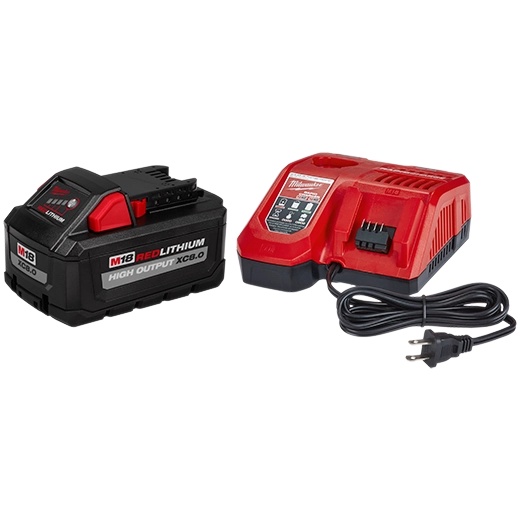 Picture of Milwaukee Electric Tool 48-59-1880 M18 High Output Xc8.0 Starter Kit